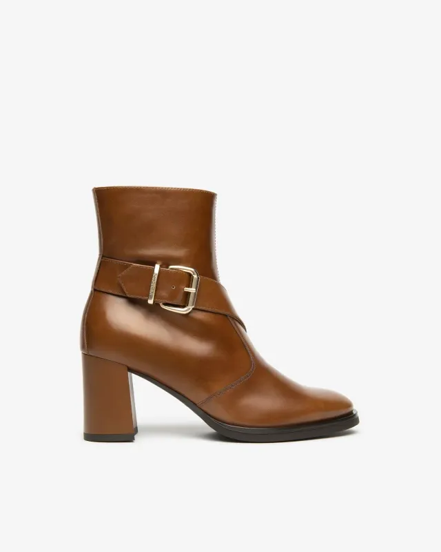 NeroGiardini botine dama piele toc bloc 75 mm