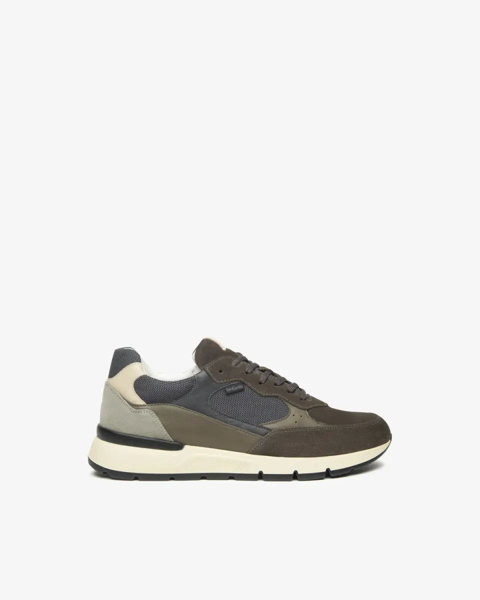 NeroGiardini Sneakers barbati piele intoarsa canvas 39-46