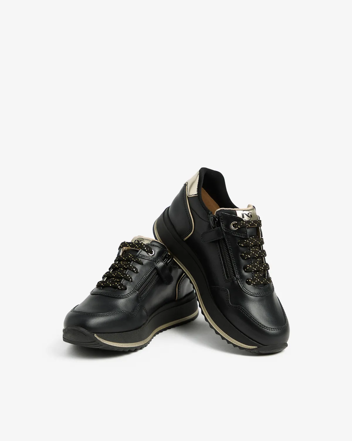 NeroGiardini sneakers piele fete material tehnic