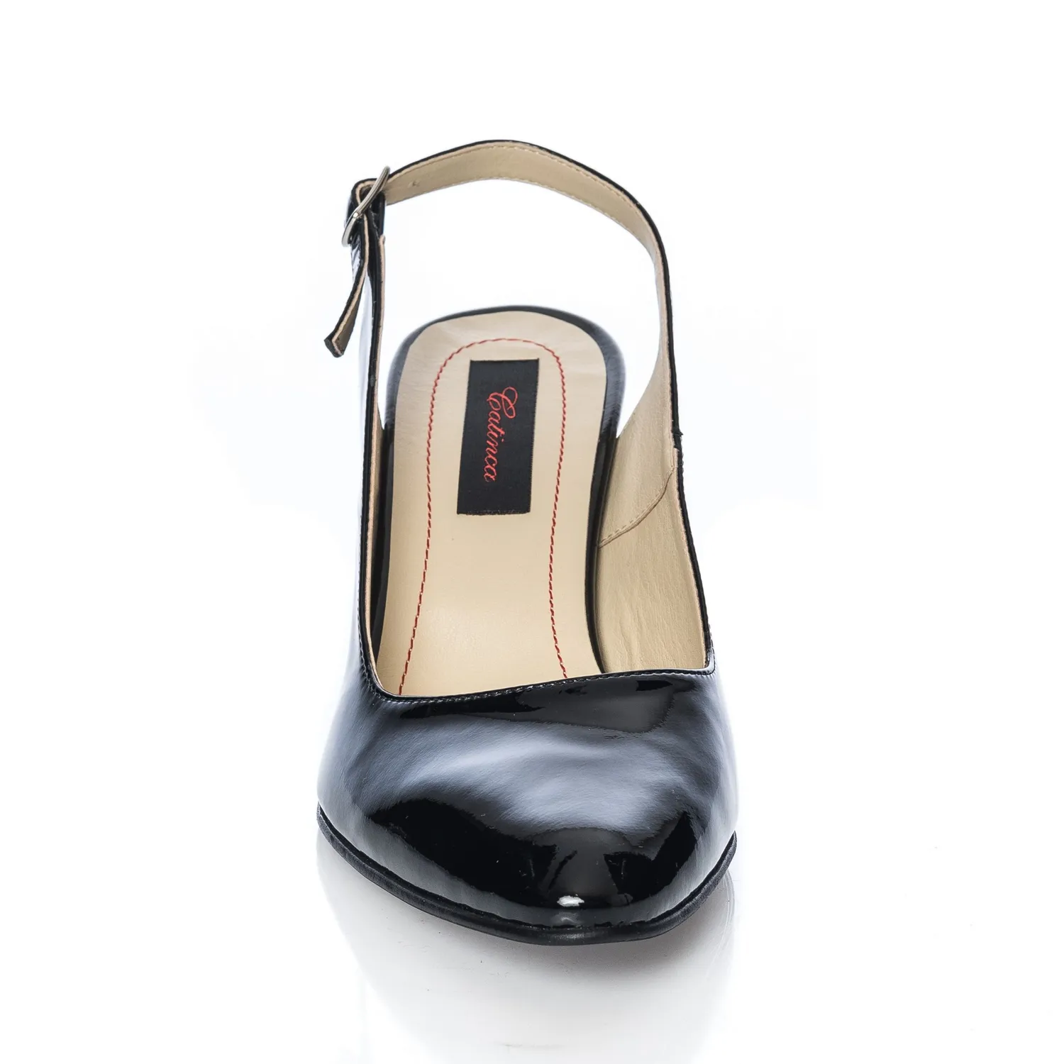 Catinca Shoes V7 NL sandale dama piele negru lac