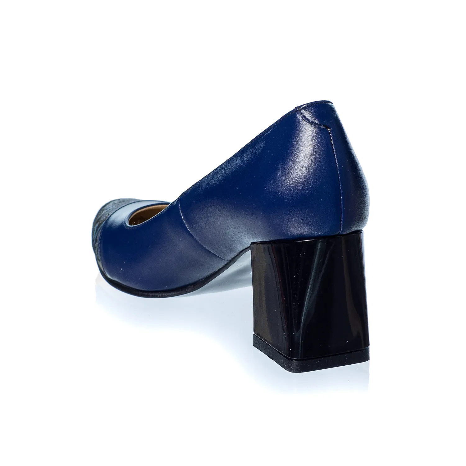 Catinca Shoes A3 BNS pantofi dama piele albastru negru