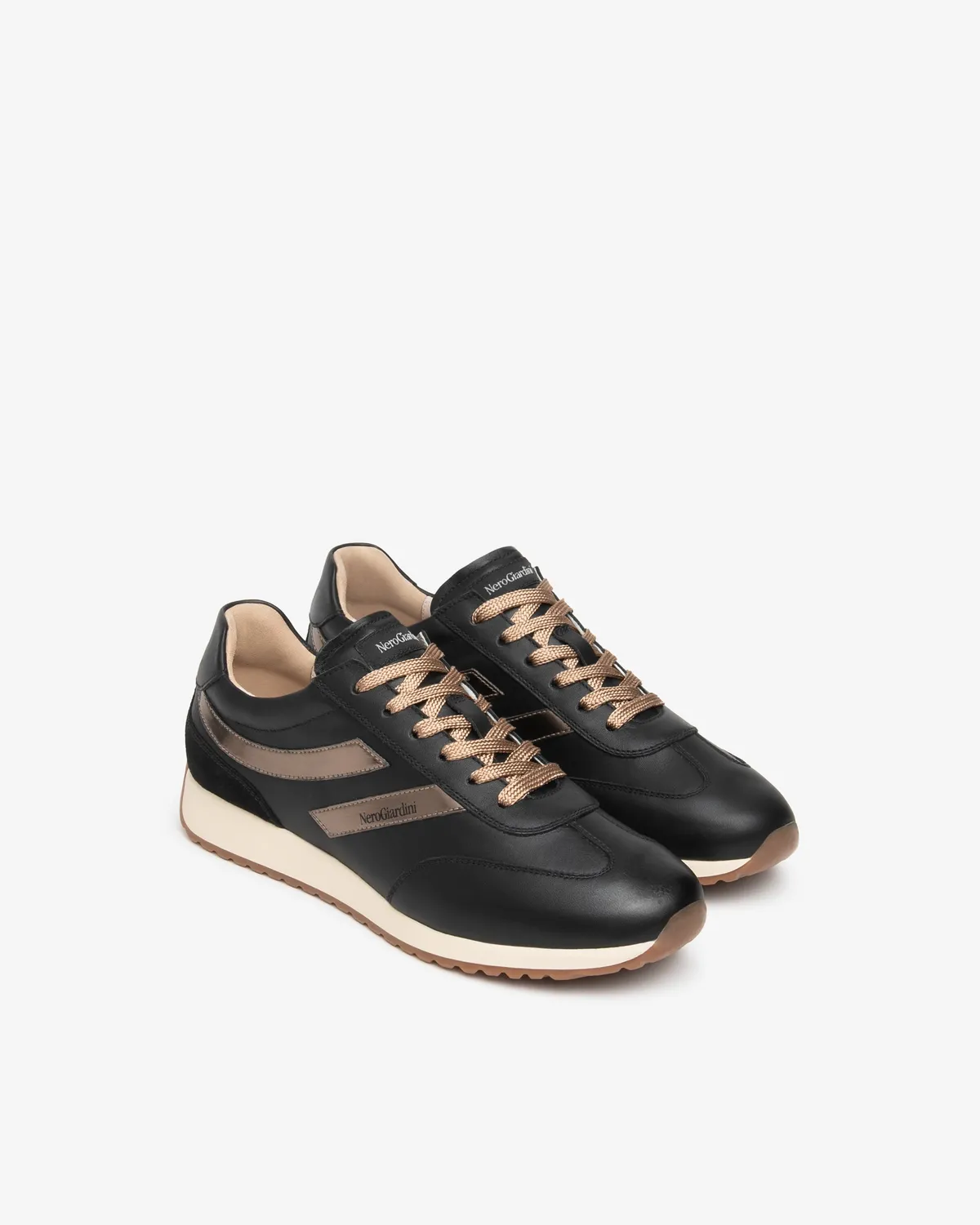 NeroGiardini sneakers piele dama siret toamna-iarna