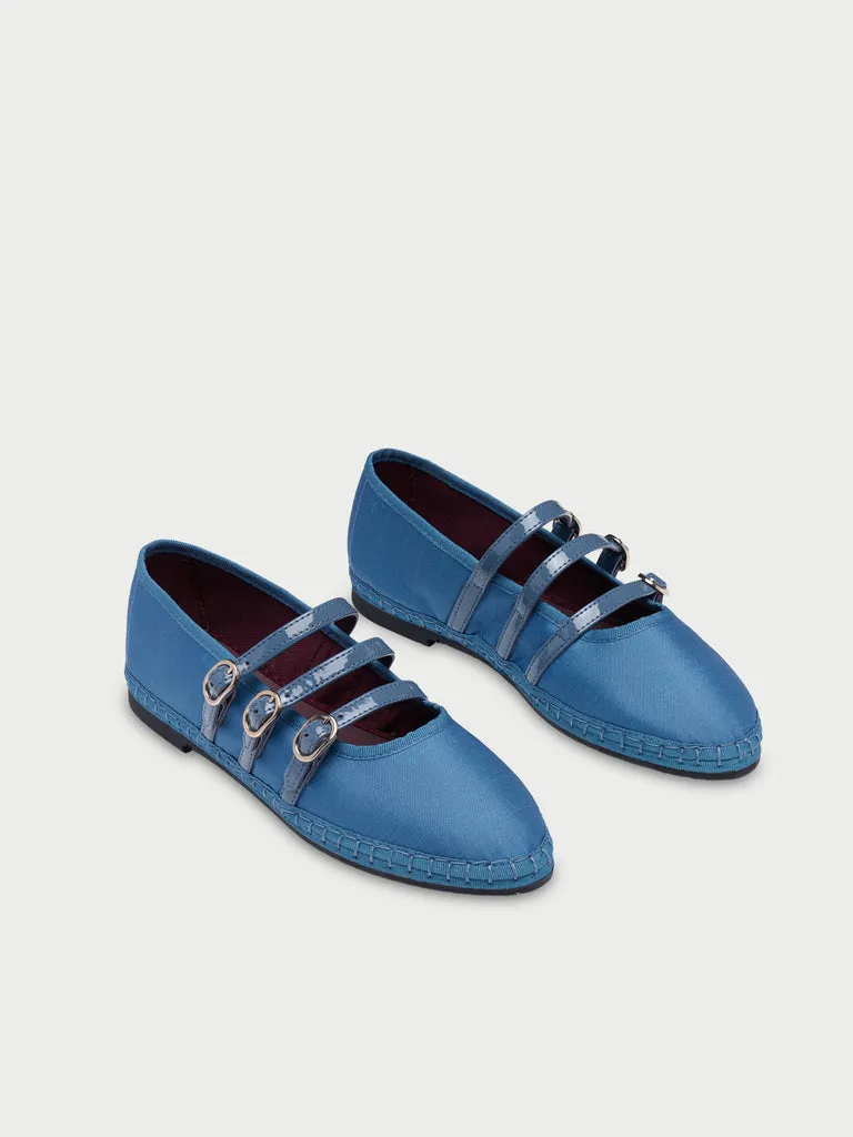 Flagelus Mina Blue pantofi Mary Jane albaștri