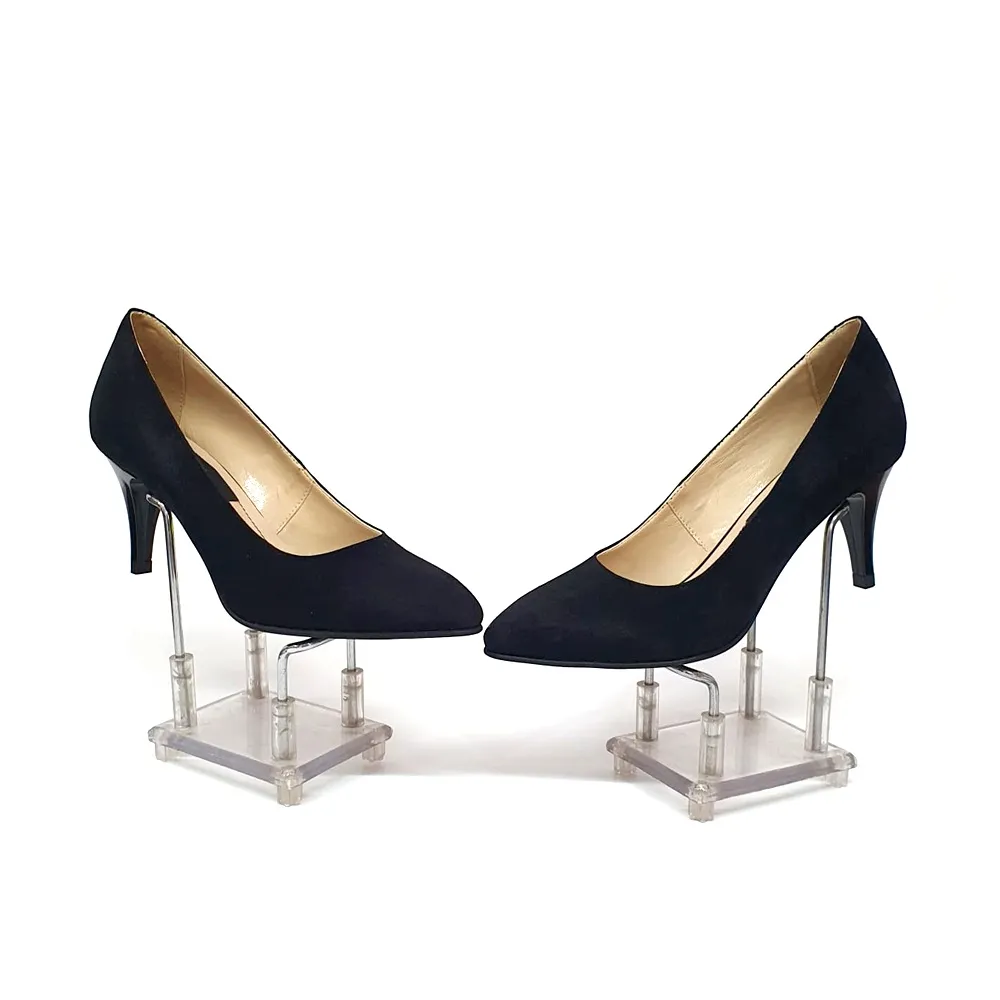 Catinca Shoes A19 NA pantofi dama piele negru antilopa