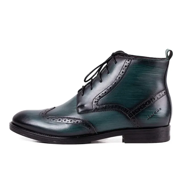 Lucas Shoes Ghete 850 ghete barbati verzi piele