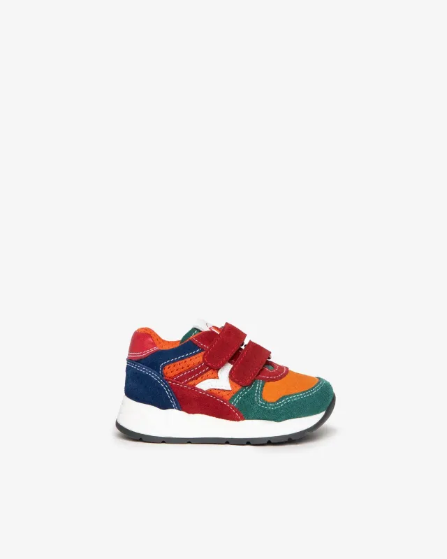 NeroGiardini pantofi sport bebelusi velur piele