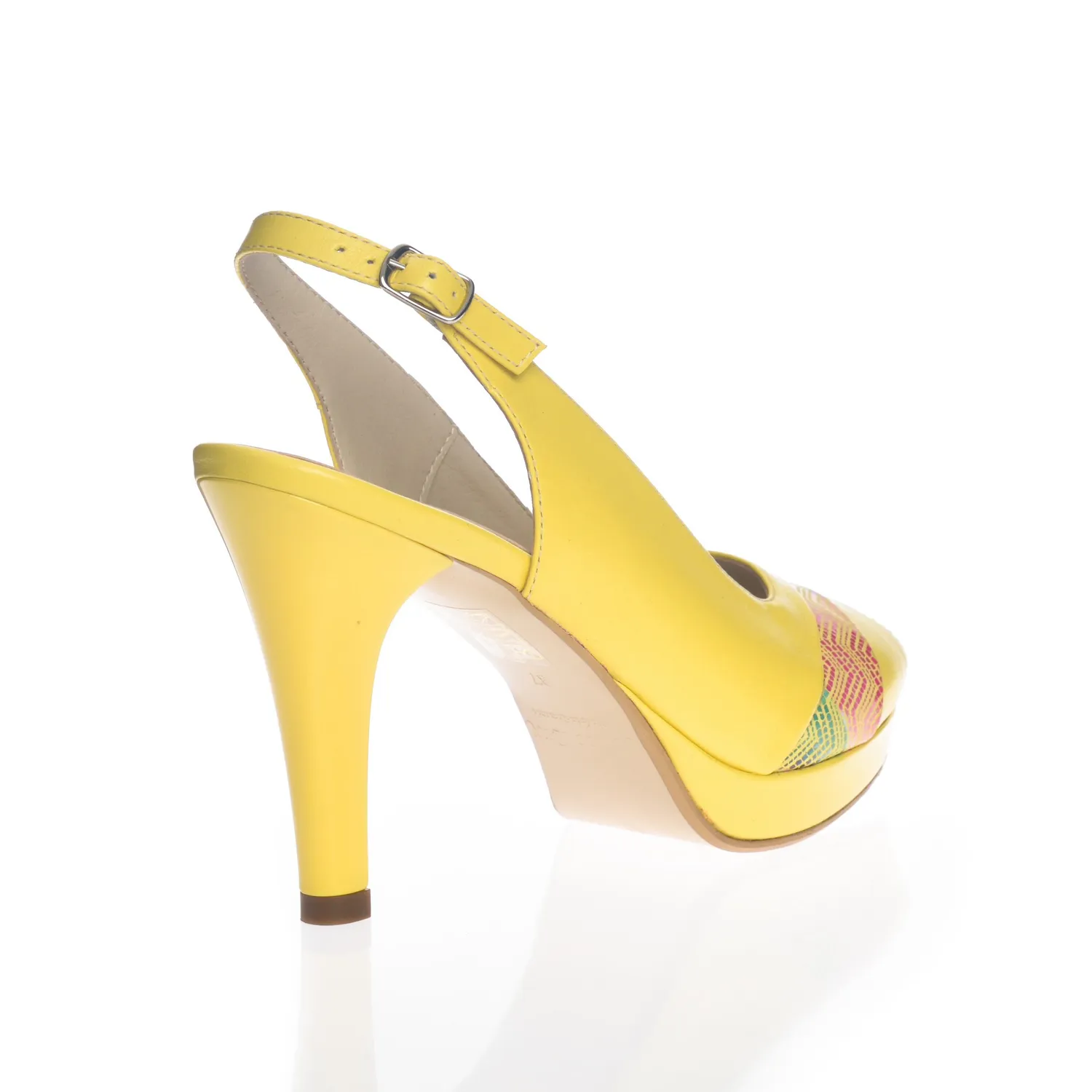 Catinca Shoes R9 G sandale dama piele galben