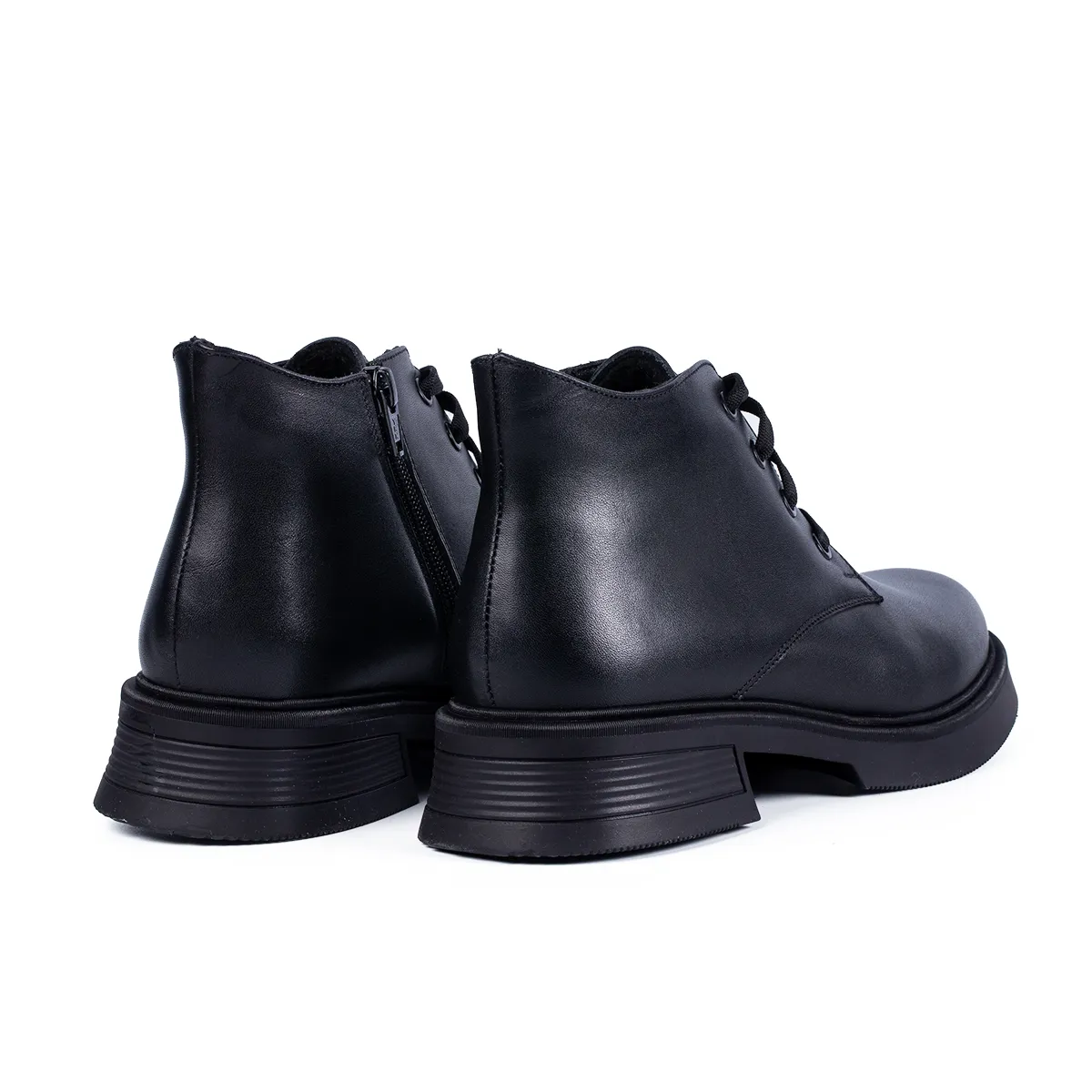 Lucas Shoes 412 ghete dama negre iarna piele