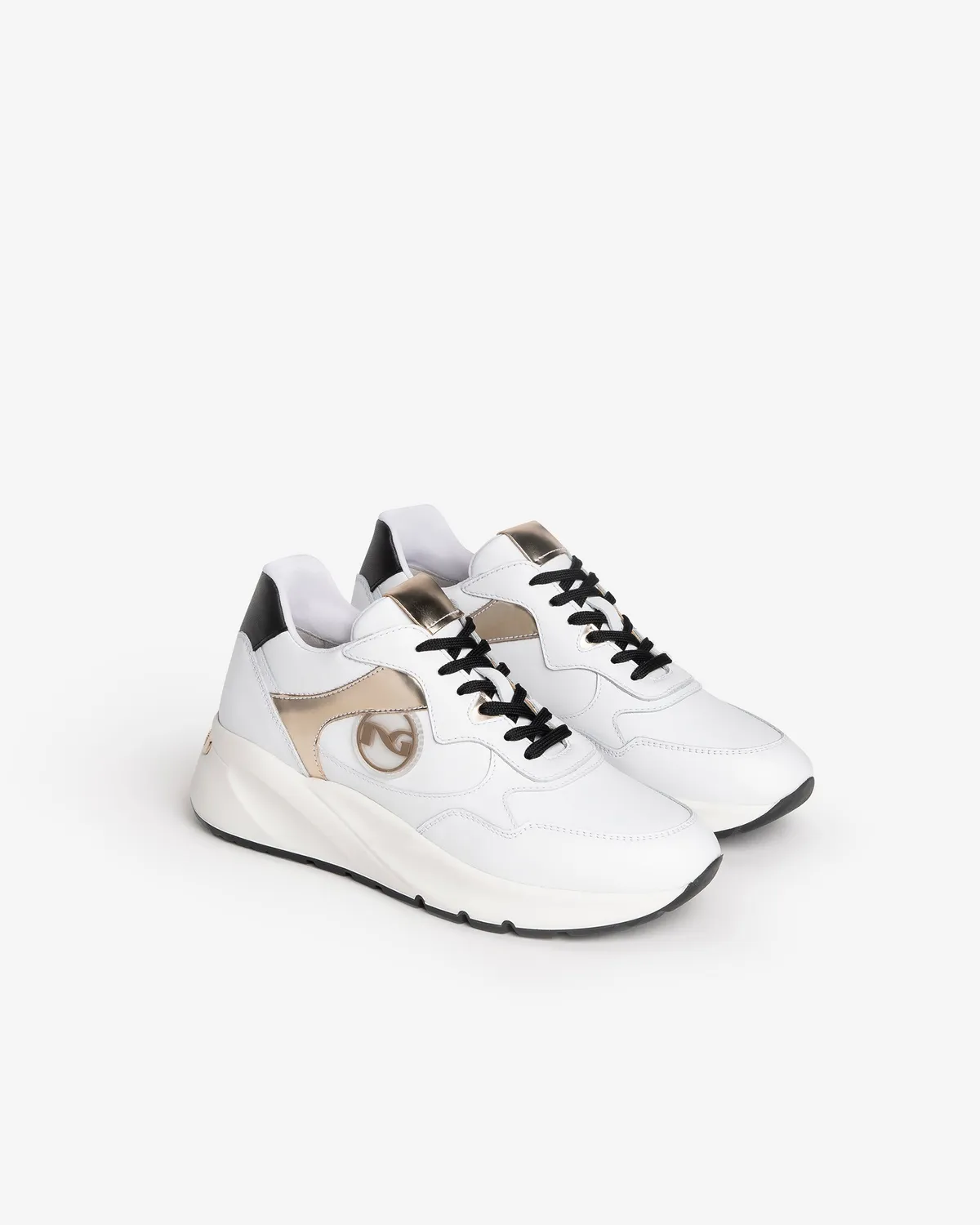 NeroGiardini sneakers damă piele naturală toamnă