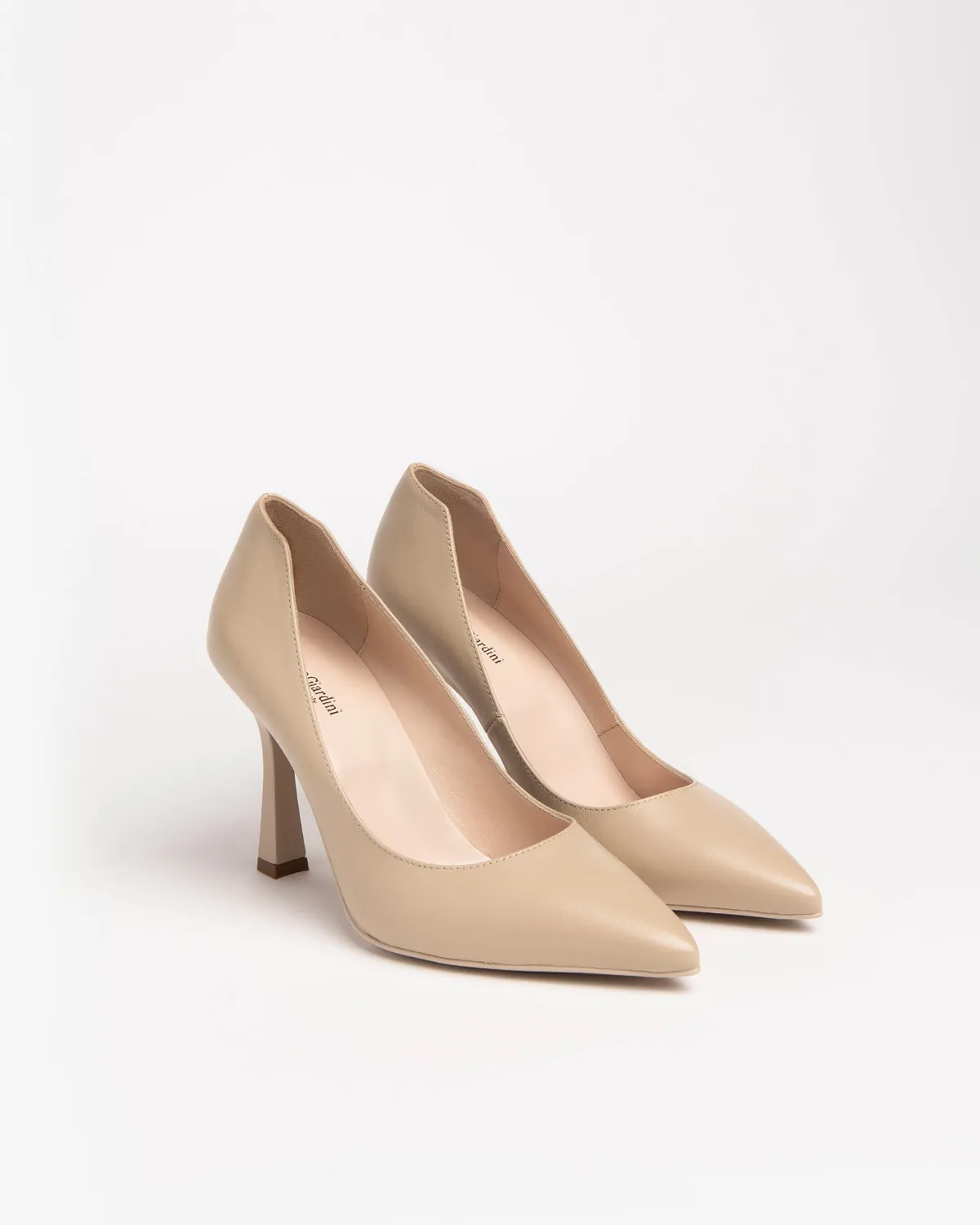 NeroGiardini pantofi cu toc piele naturala dama eleganti