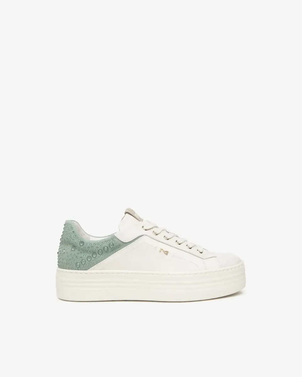 NeroGiardini Sneakers Dama Piele Suede Memory Confort