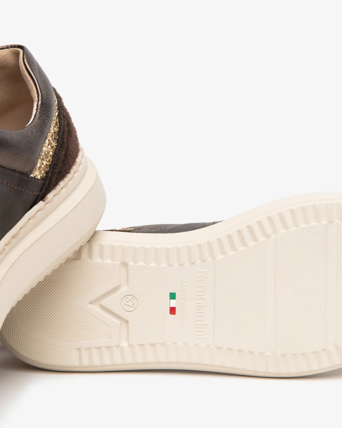 NeroGiardini sneakers piele damă platformă 40 mm