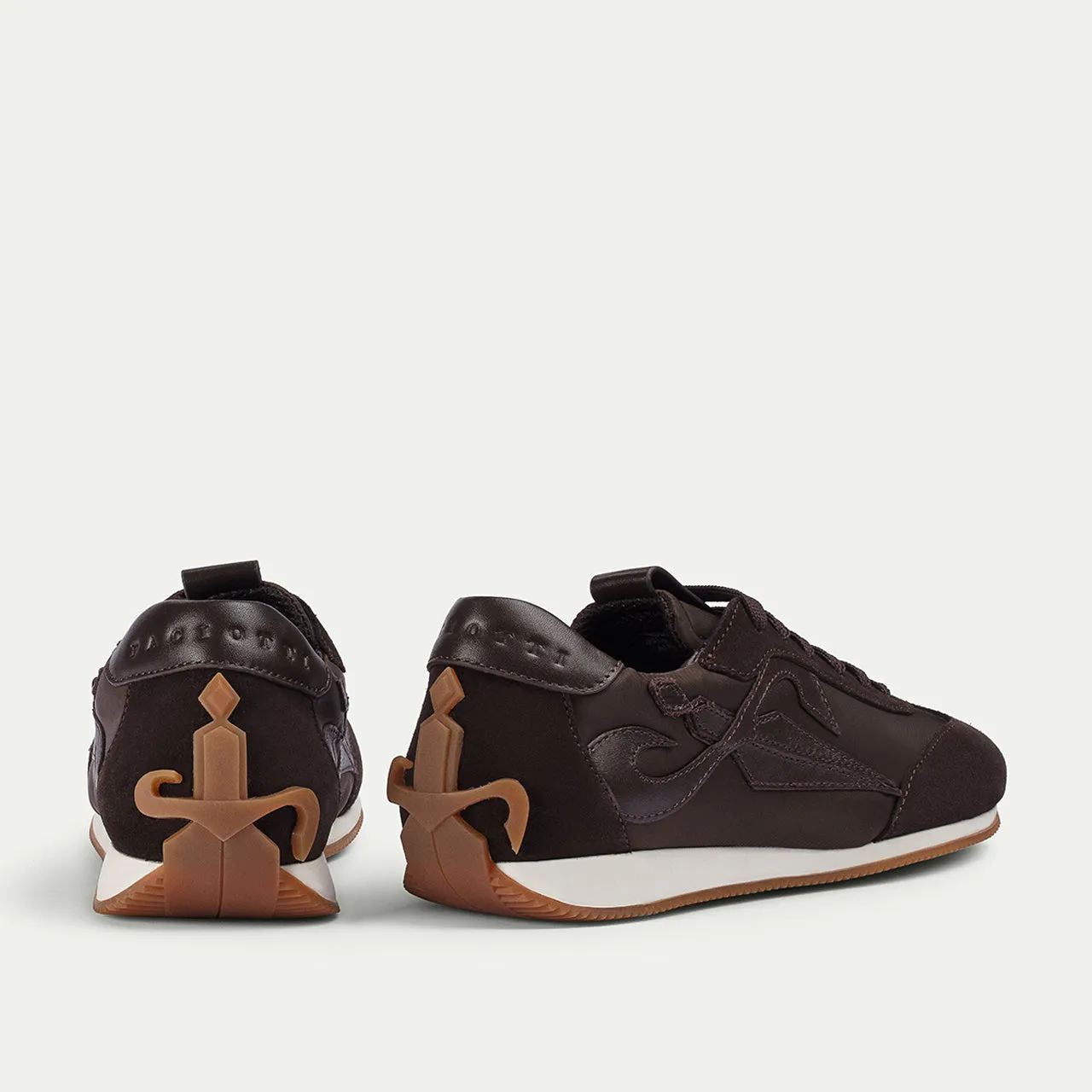 Cesare Paciotti Myron sneakers damă maro piele întoarsă