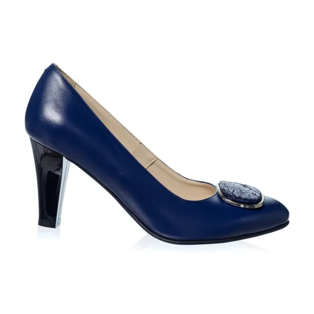 Catinca Shoes A26 BB pantofi dama blue box piele naturala