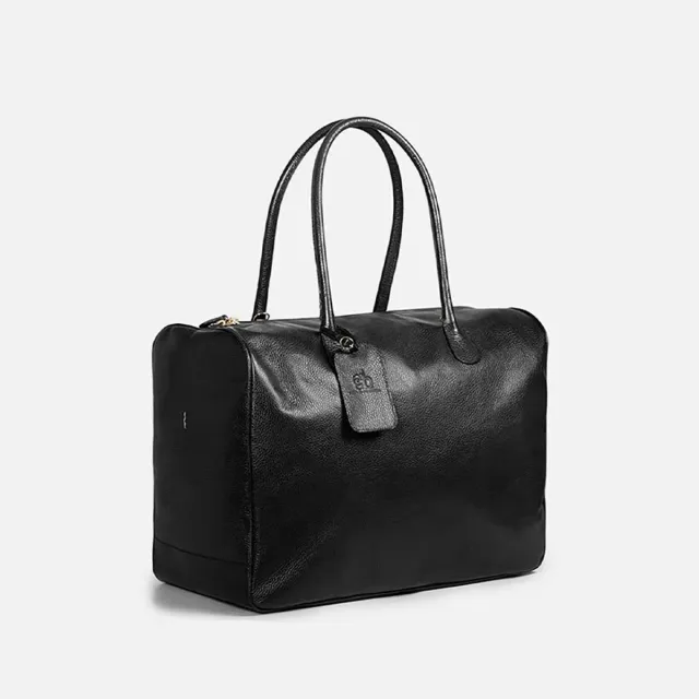 Cecilia Bringheli Riviera geanta voiaj piele neagra