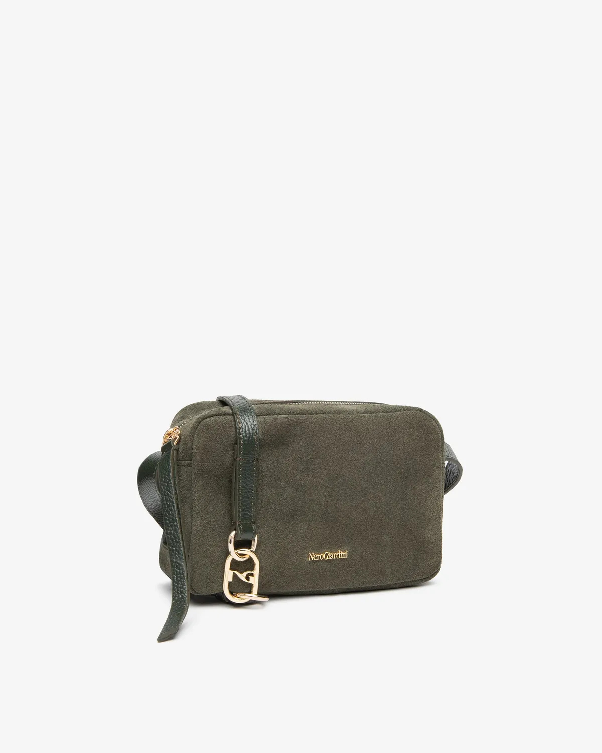 NeroGiardini geanta crossbody piele intoarsa marime unica