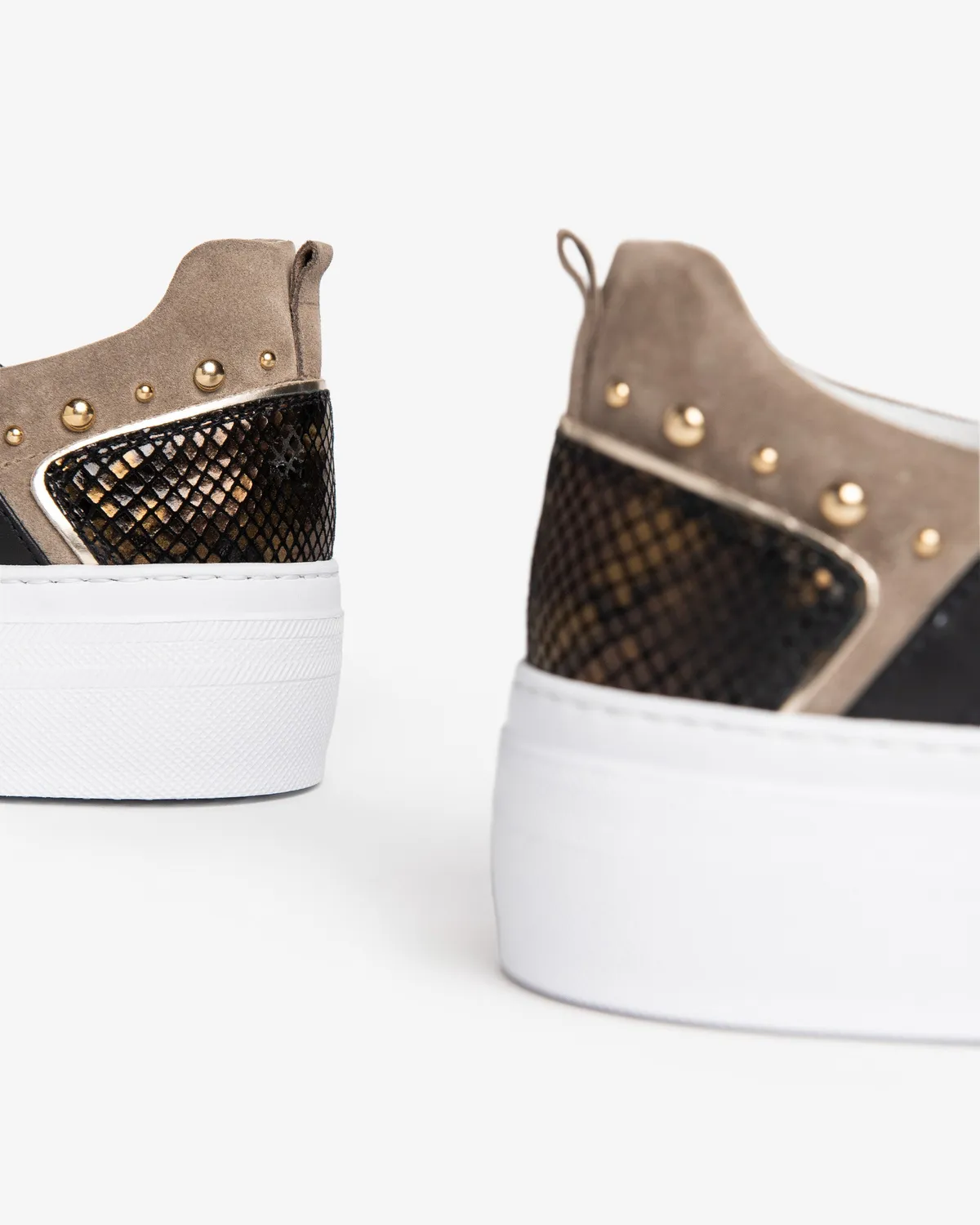 NeroGiardini sneakers dama piele si velur toamna
