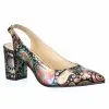 Catinca Shoes A91 NP sandale dama piele naturala negru paun