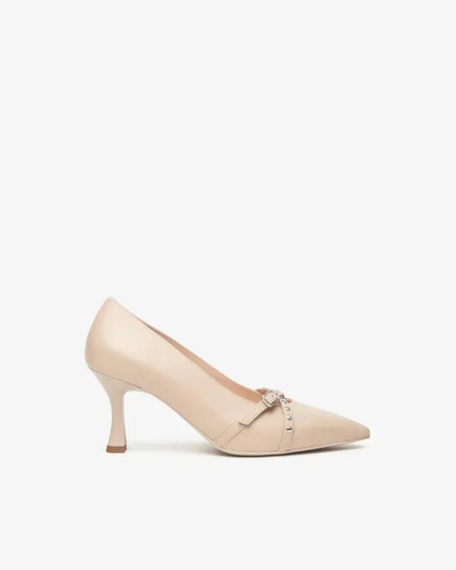 NeroGiardini Premium Pantofi cu Toc Dama Piele 75mm