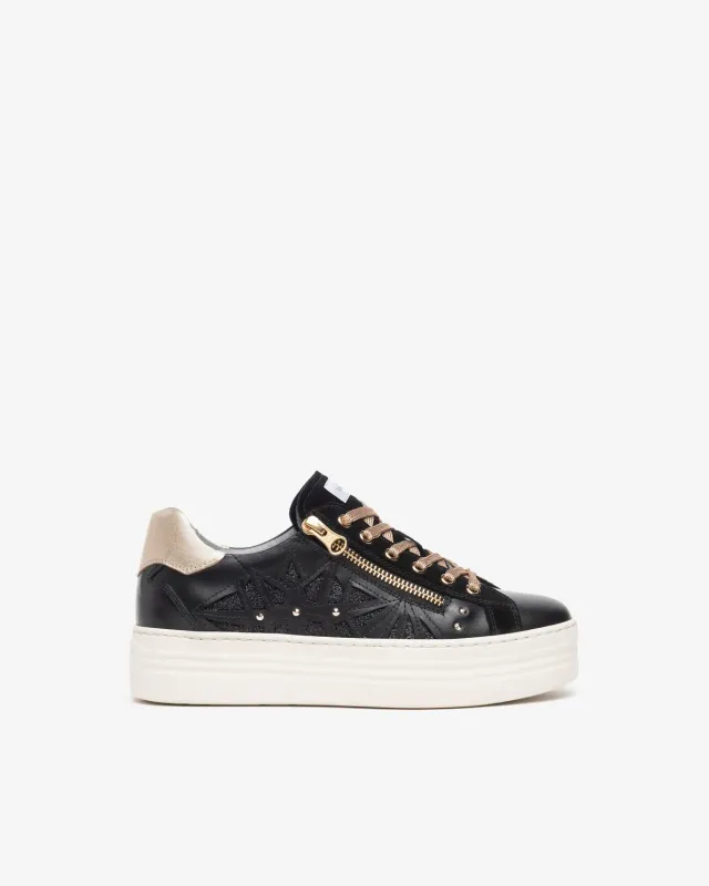 NeroGiardini sneakers dama piele cu piele intoarsa