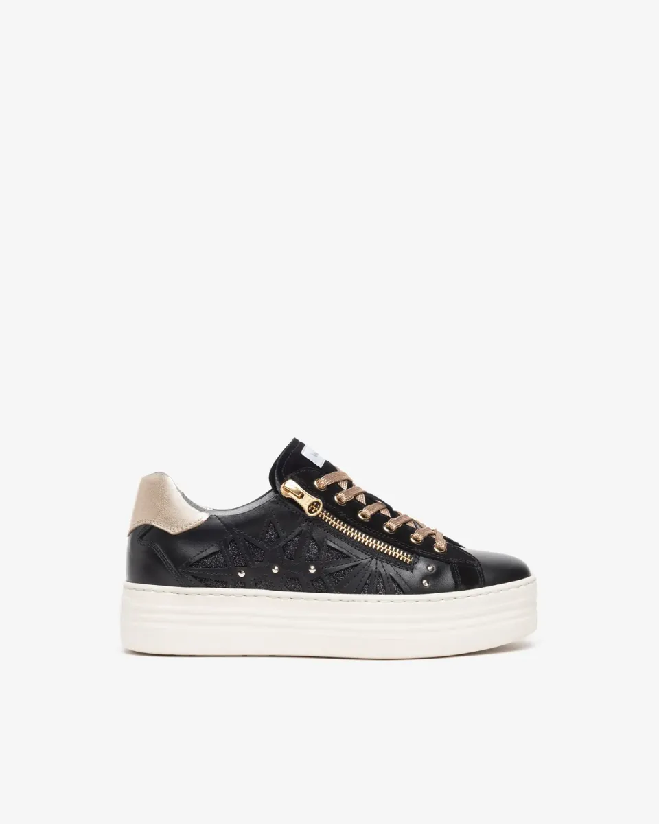 NeroGiardini sneakers dama piele cu piele intoarsa
