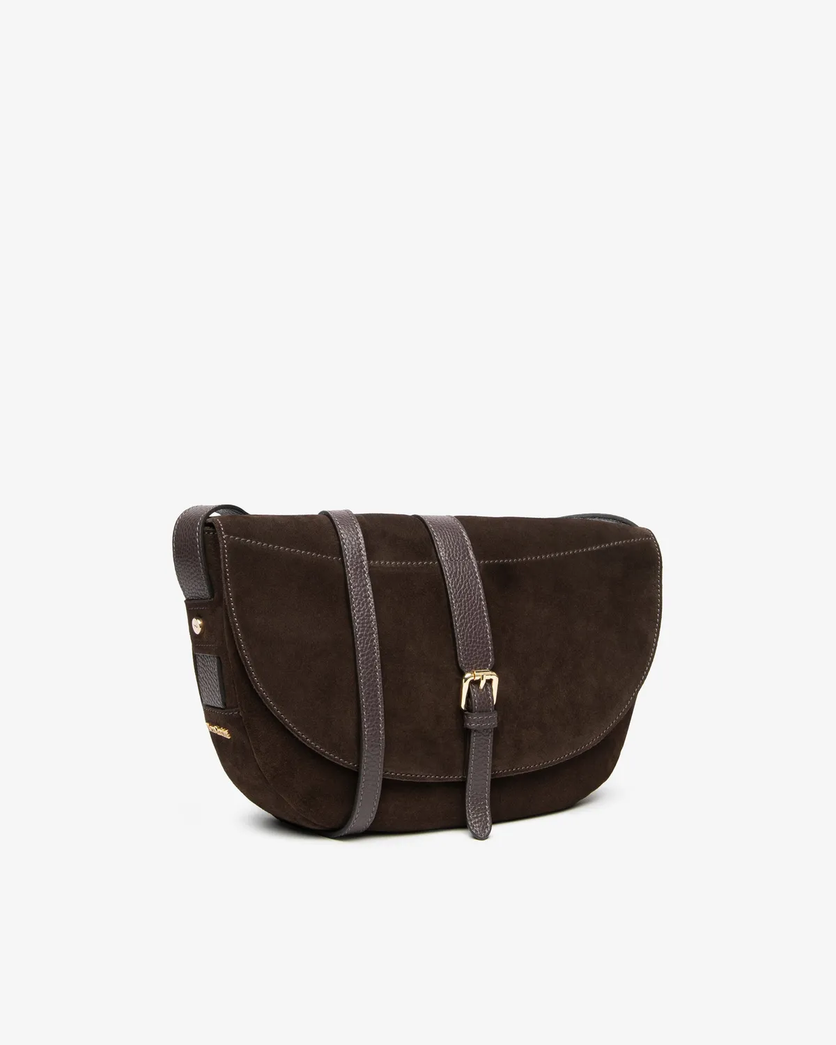 NeroGiardini geanta crossbody piele intoarsa