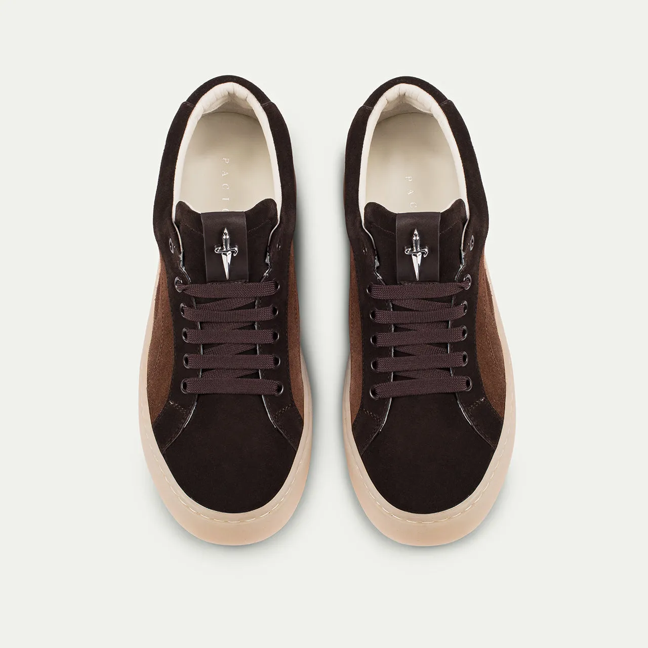 Cesare Paciotti Linea Derby sneakers maro piele
