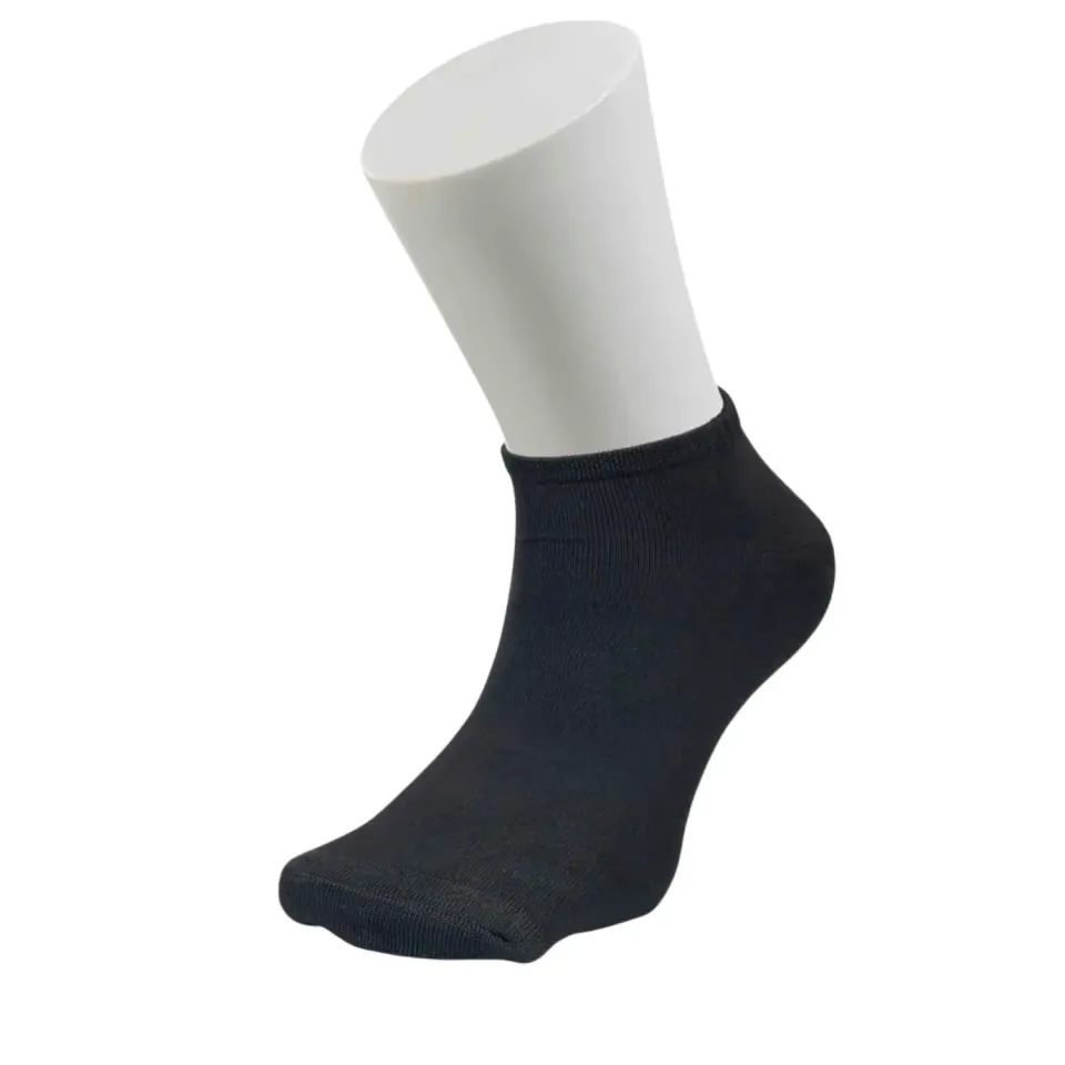 BÄR șosete bambus negre scurte sport viscose