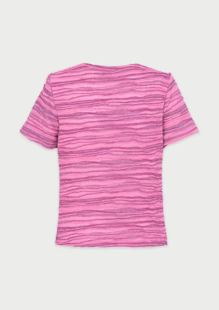 Flagelus Hun Pink tricou roz bumbac