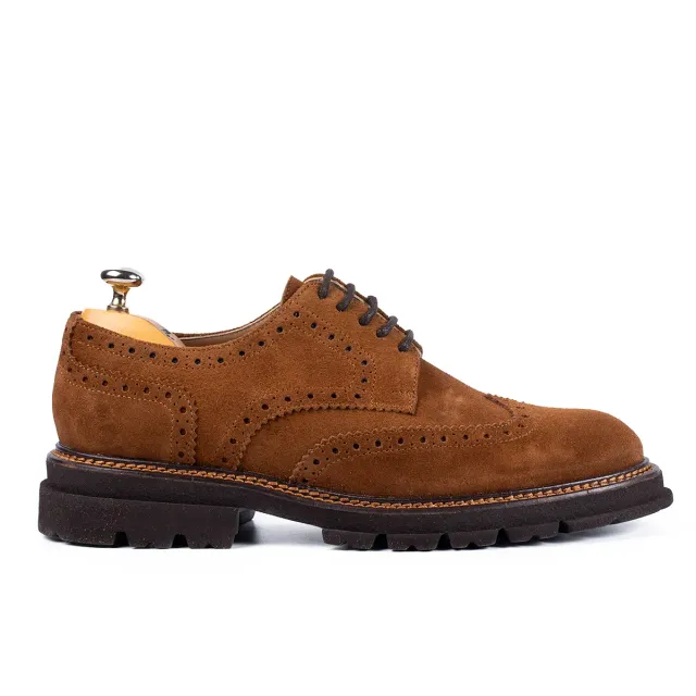 Lucas Shoes Elegant 550 pantofi bărbați maro velur