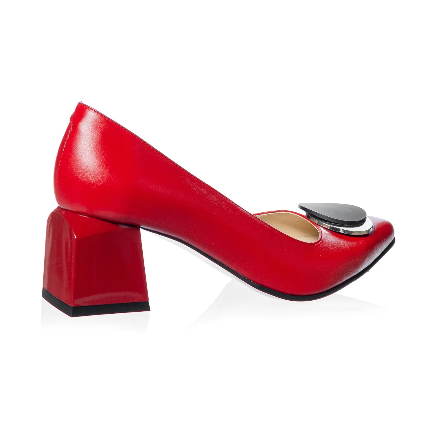 Catinca Shoes A33 RB pantofi damă piele roșu