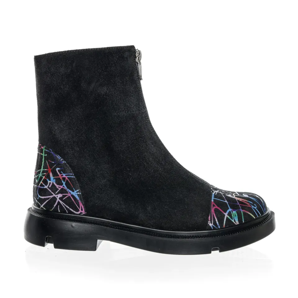 Catinca Shoes BC25 NAFC bocanci dama antilopa piele