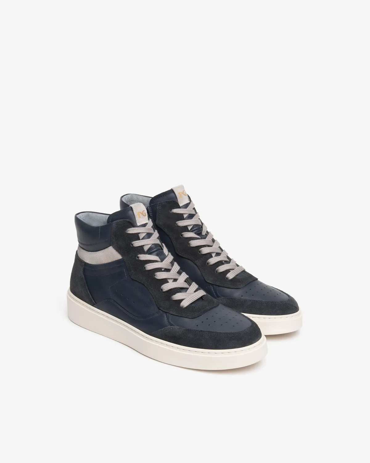 NeroGiardini Sneakers Piele Barbati Inalti 39-46 Cu Fermoar