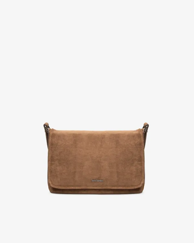 NeroGiardini geanta crossbody dama piele intoarsa