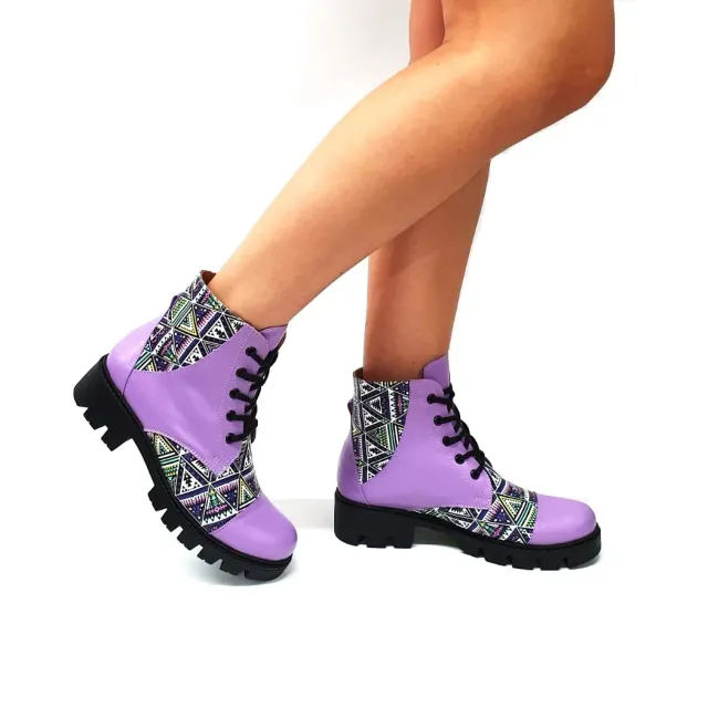 Catinca Shoes Lila Triunghiuri BC20 LT bocanci piele