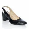 Catinca Shoes V7 NL sandale dama piele negru lac