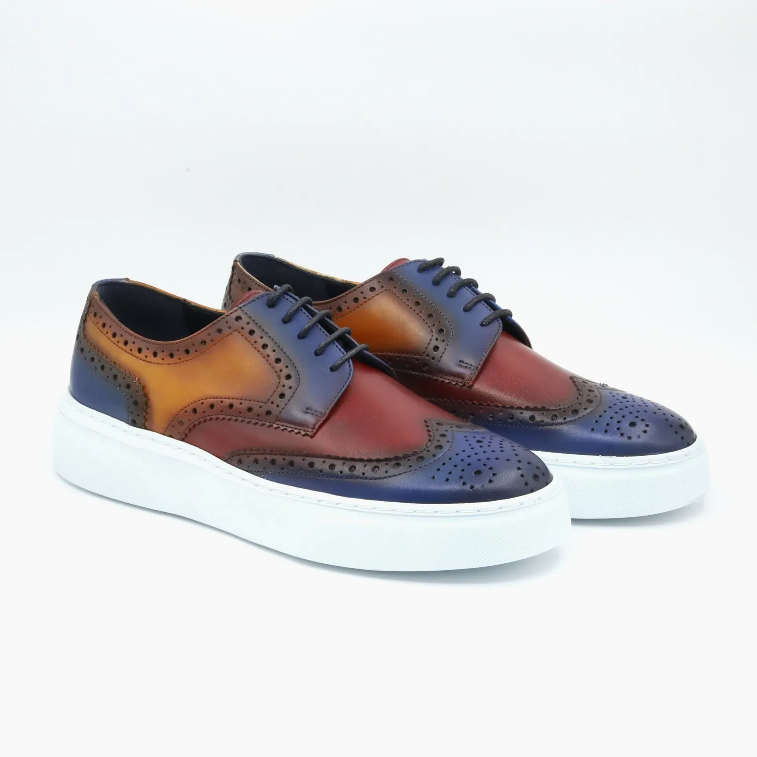 Lucas Shoes Sneaker 519 B-Y-R pantofi sport piele