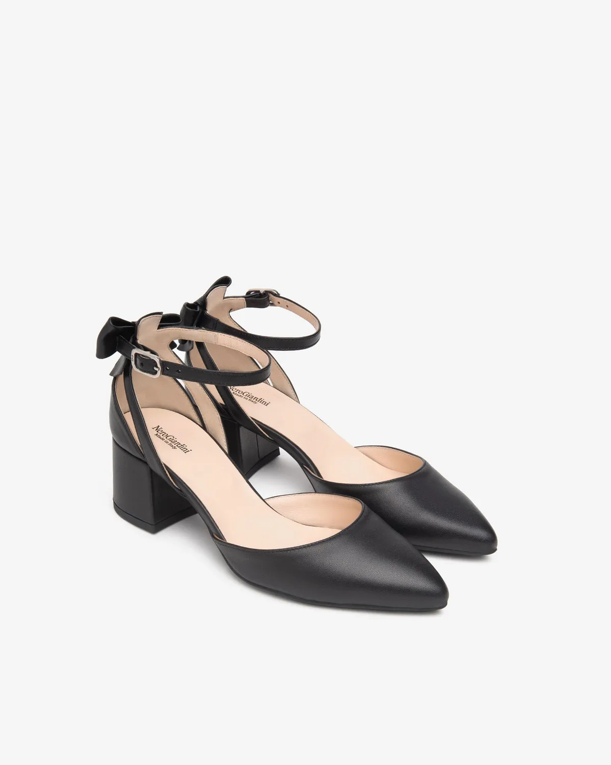 NeroGiardini pantofi dama piele toc birou
