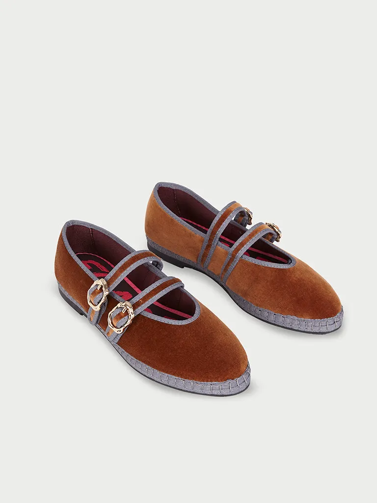 Flagelus Claire Cinnamon pantofi damă maro scorțișoară