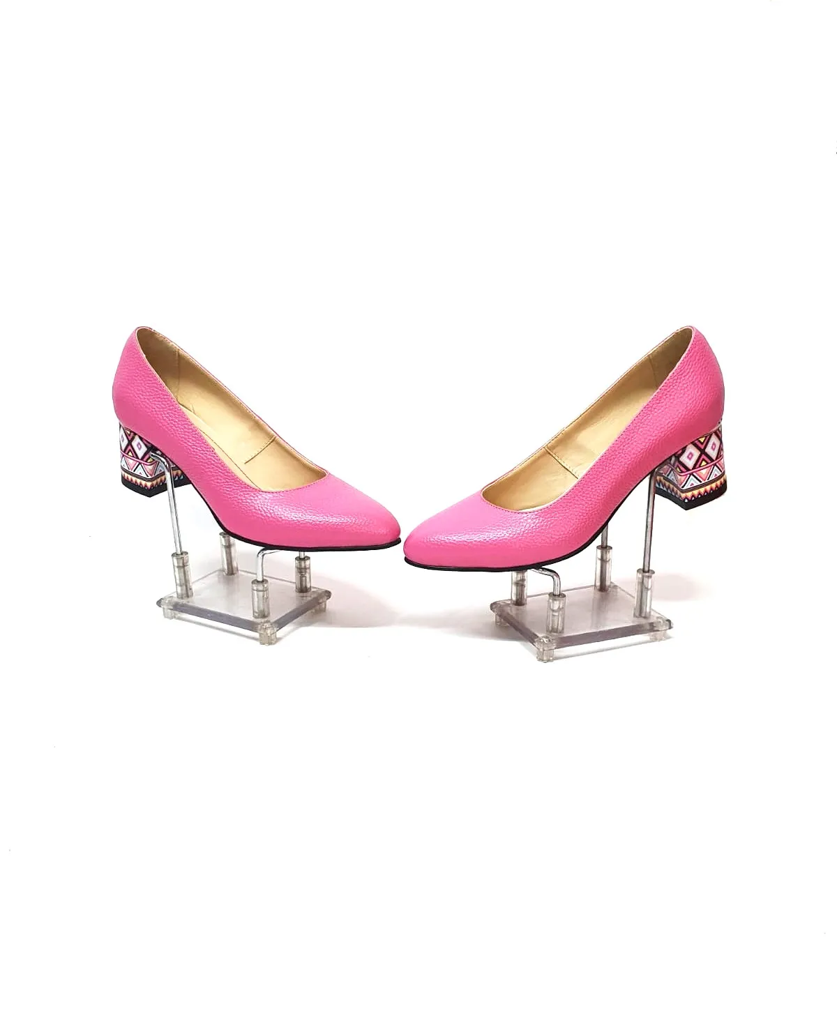 Catinca Shoes A2 RBTR pantofi dama piele roz model