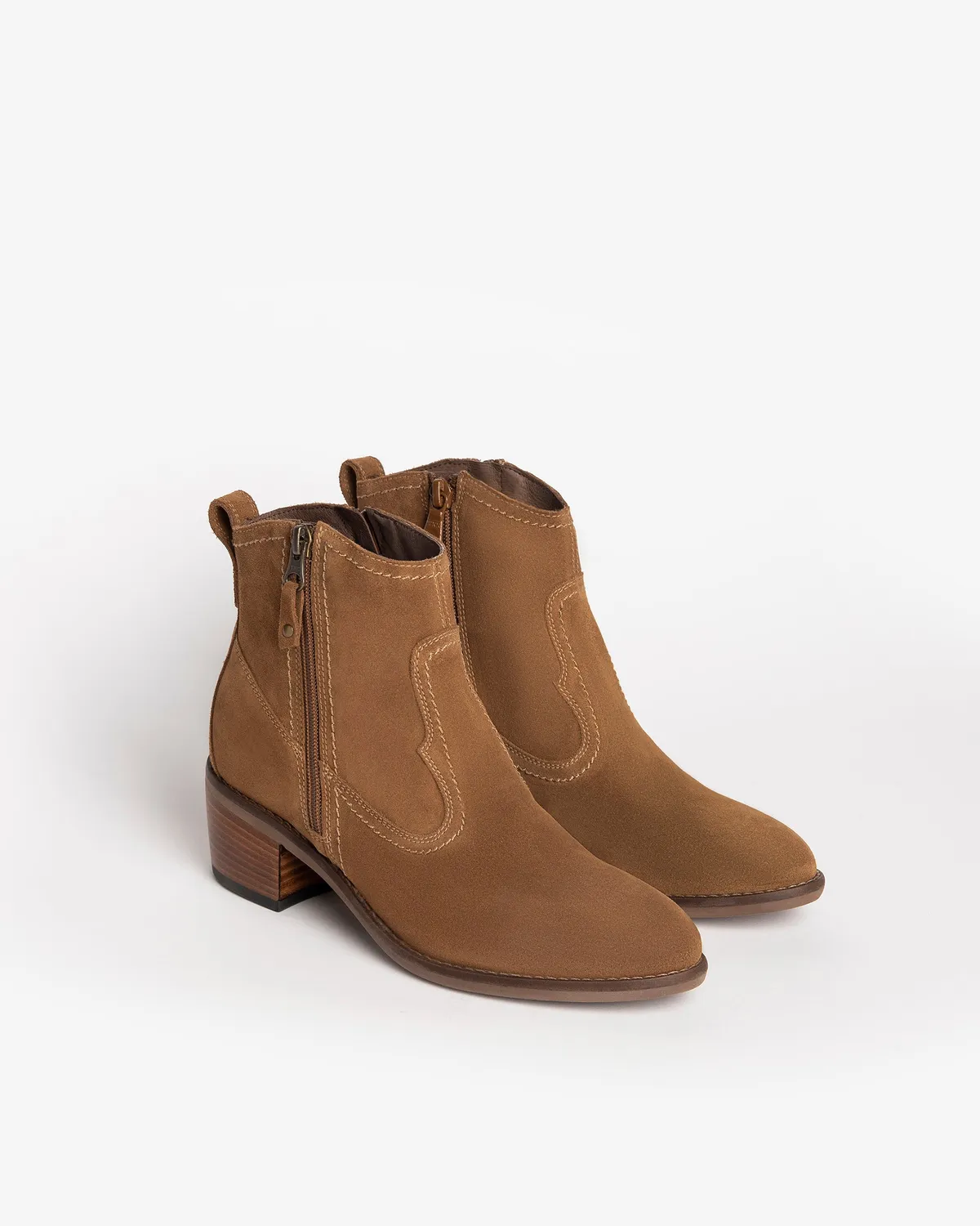 Botine damă NeroGiardini piele întoarsă