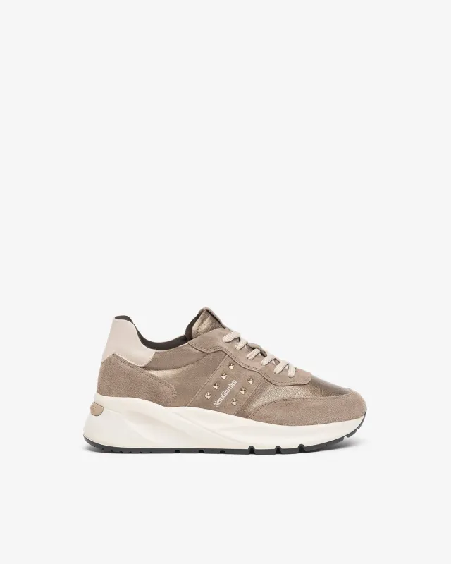 NeroGiardini Sneakers Dama Piele cu Velur Casual