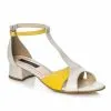 Catinca Shoes S1 BG sandale dama piele bej galben