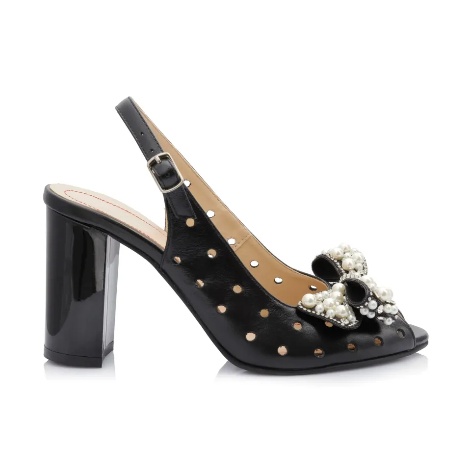 Catinca Shoes F24M NE sandale piele naturală