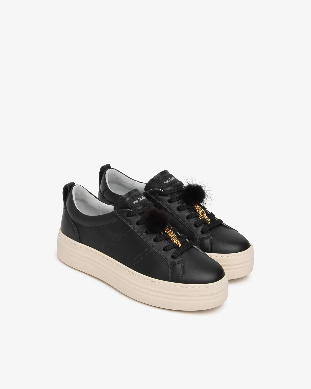 NeroGiardini Sneakers dama piele platforma 40 mm