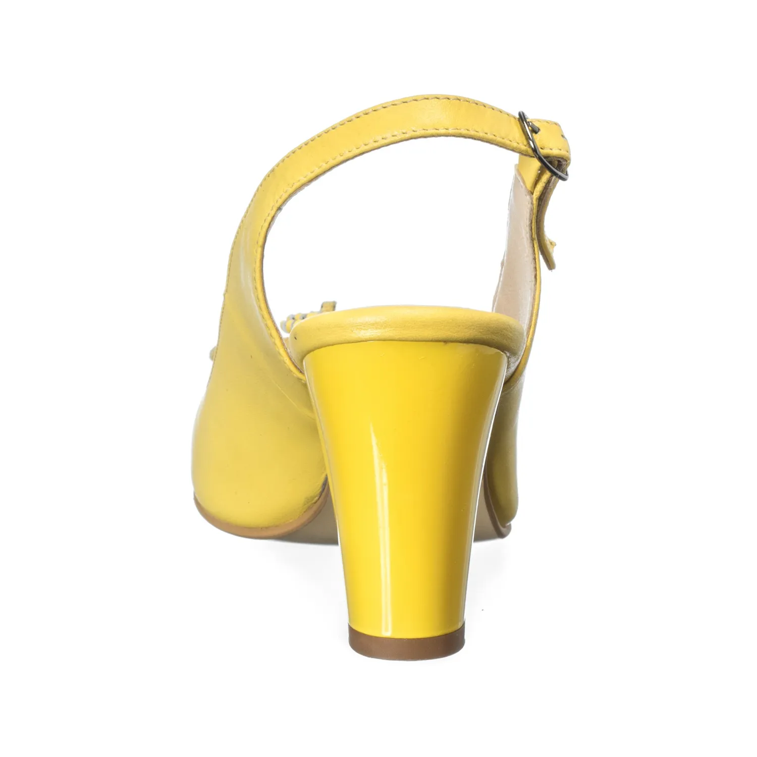 Catinca Shoes F5 G sandale damă piele galben