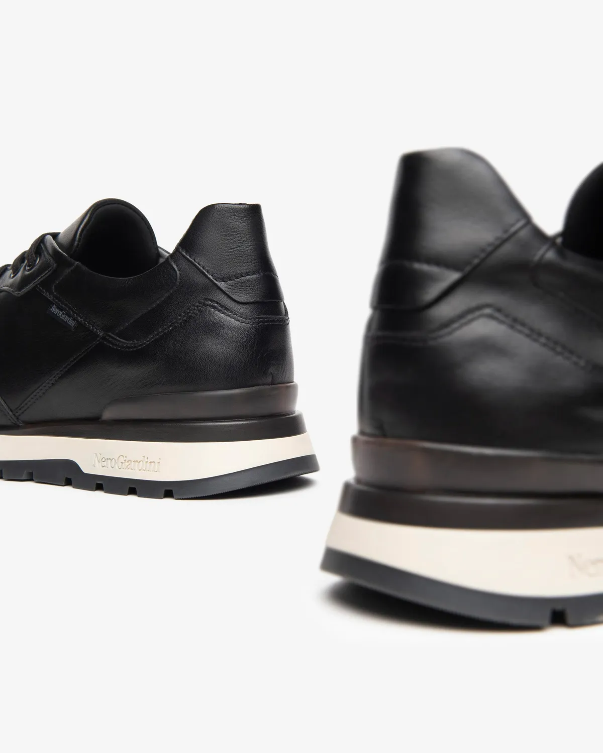 NeroGiardini Sneakers Barbati Piele Naturala de Iarna