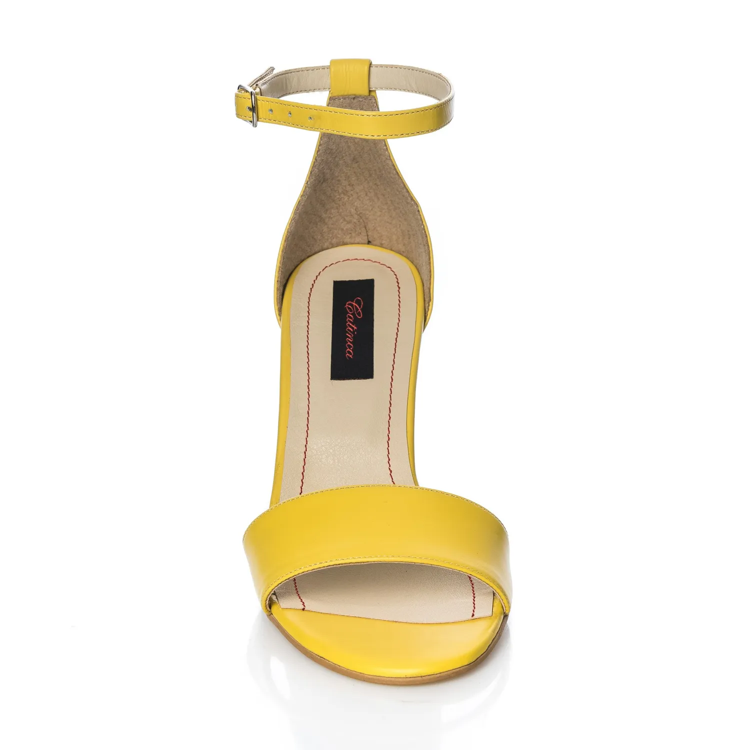 Catinca Shoes S10 G sandale dama piele naturala galben