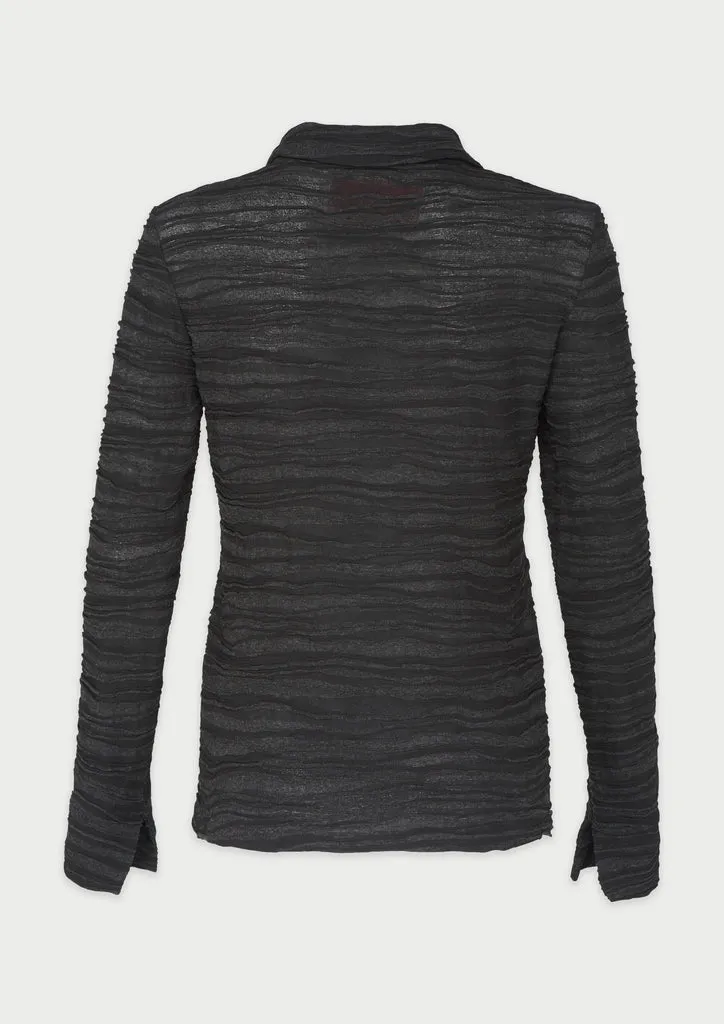 Flagelus Gatsby Glam camasa bumbac neagra