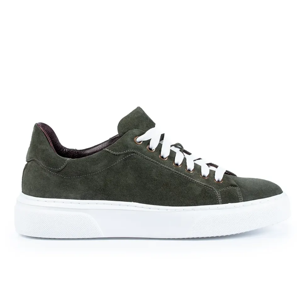 Lucas 510 sneakers barbati verde velur piele